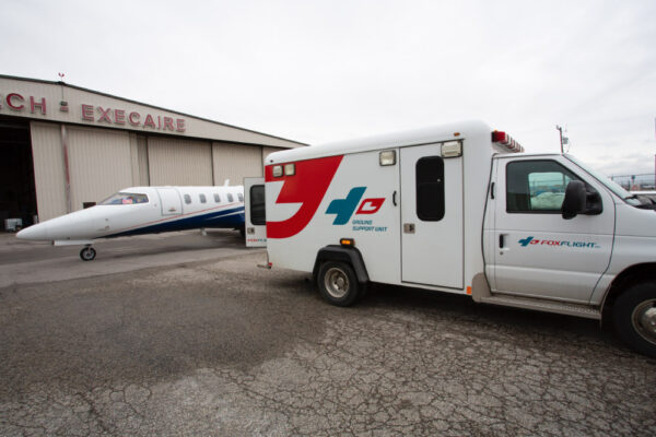 Fox Flight Ambulance and Learjet 40XR