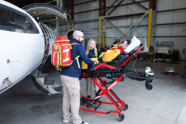 Fox Flight Patient Care Exterior Loading