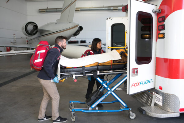 Fox Flight Patient Care Loading To Ambulance